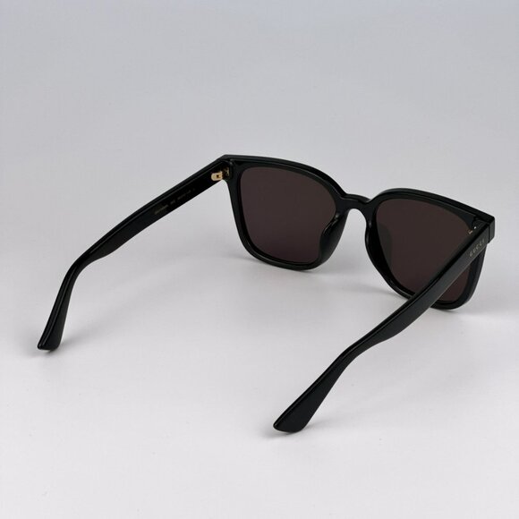 Gucci GG1346SK 002 BRAND NEW Sunglasses Black Brown Polarized Square Unisex main image 9